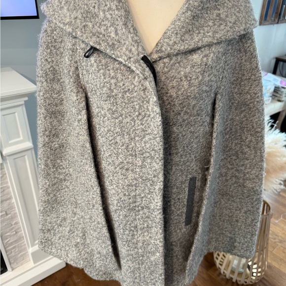 Soia & Kyo Textured Beige Gray Woolf Blemd  Coat - Picture 4 of 13
